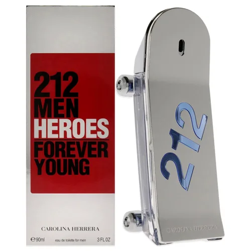 Vista 3 de Carolina Herrera 212 Heroes Forever Young EDP Spray Mujer 1.7 oz