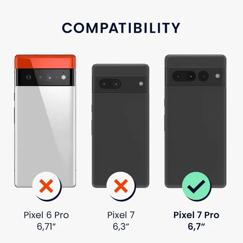 Vista 2 de kwmobile Funda compatible con Google Pixel 7 Pro - Funda de silicona TPU con acabado suave - Piedra antigua