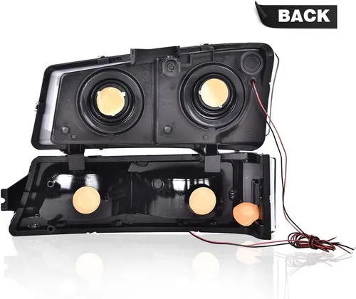 Vista 8 de G-PLUS Conjunto de faros LED, compatibles con Chevy Avalanche Silverado 1500 2500 3500 y HD 2003, 2004, 2005, 2006, faros delanteros