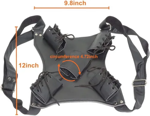 Vista 3 de Bolsa de espada con correa trasera para disfraz de anime Ninja Hero Cosplay