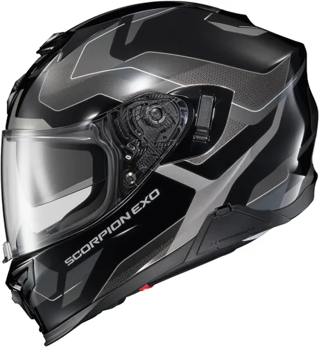 Vista 9 de ScorpionEXO T520 Casco de Motocicleta de Turismo de Cara Completa con Bolsillos para Altavoces Listos para Bluetooth DOT ECE Aprobado Nama-Sushi
