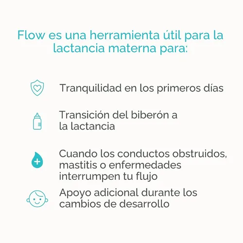 Vista 3 de Munchkin Flow - Protector de pezón de 0.63 pulgadas para recién nacidos en lactancia, monitor de cierre de silicona con canal de flujo de leche