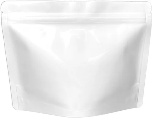 Vista 9 de Paquete de 50 bolsas de pie de Mylar de 7.5 mil, 8.5 x 6.5 pulgadas, resellables, a prueba de olores, resistentes al agua caliente, bolsas