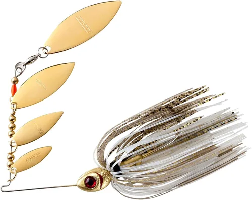 Vista 4 de Booyah Señuelo de pesca Shad Blade-Bait, Pearl Shiner, Mini Shad (3/16 oz)