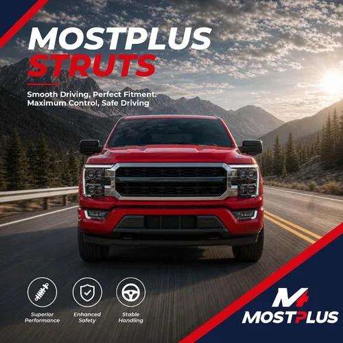 Vista 7 de MOSTPLUS 171341 2 amortiguadores delanteros completos compatibles con Chevrolet Trailblazer 2002-2009 (juego de 2)