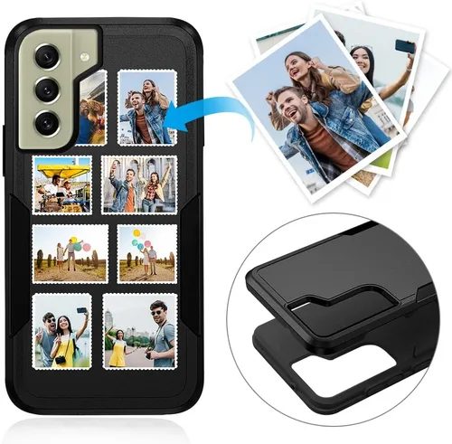 Vista 100 de Funda de teléfono personalizada para Galaxy S20 FE 5G, funda para teléfono multifoto, funda protectora resistente de doble capa a prueba de golpes