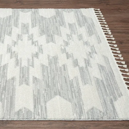 Vista 7 de LUXE WEAVERS Alfombra geométrica South Western gris 5x7