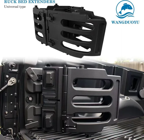 Vista 4 de Kit Universal de Extensión de Cama Plegable Compatible con FORD F-150 2015-2018/TUNDRA 2007-2018/RAM 2019+/RAM 2002-2018/RANGER 2012+/REVO