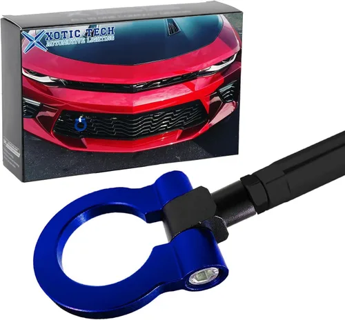 Vista 15 de Xotic Tech Sport Track Racing Style - Gancho de remolque CNC de aluminio con tornillo para parachoques delantero, compatible con Chevrolet Camaro 6ª