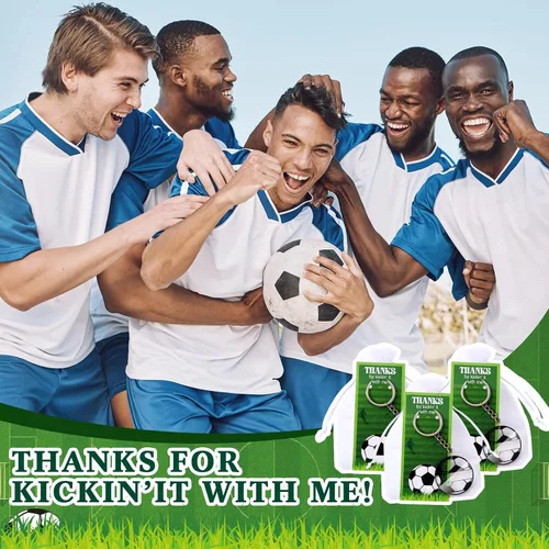 Vista 4 de Huquary 30 Sets Suministros de Fiesta de Equipo Deportivo Llaveros de Nombre Acrílicos DIY Llaveros de Fútbol Softbol Béisbol Regalo para Fiesta