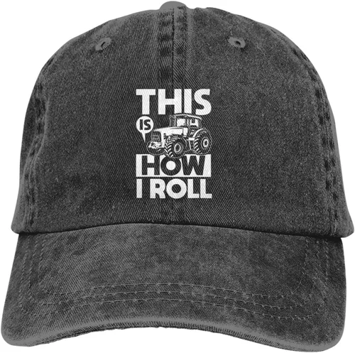 Vista 9 de Sombrero de camionero vintage para adultos, así es como ruedo divertido tractor agrícola, gorra de béisbol divertida