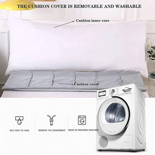 Vista 5 de Almohada de cuña de cama para cabecero,Almohada triangular grande para cabecero,Almohadas de sofá cama para lectura,Almohada larga de terciopelo