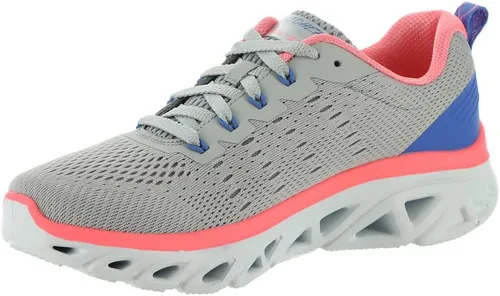 Vista 5 de Skechers Sport Fresh Charm - Tenis deportivos para mujer, LGMT gris claro multicolor, 8.5, Lgmtgris claro Multi