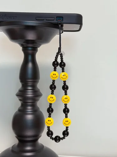 Vista 58 de Drawwind Correa con cuentas para teléfono con pulsera universal, cordón para teléfono celular lindo, pulsera de muñeca con cuentas, cadena de hilo