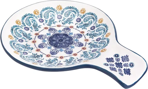 Vista 15 de Bico Blossom Symphony Soporte para Cucharas para Estufa, Soporte de Cuchara de Cerámica para Encimera de Cocina, Soporte para Cuchara de Café Fácil