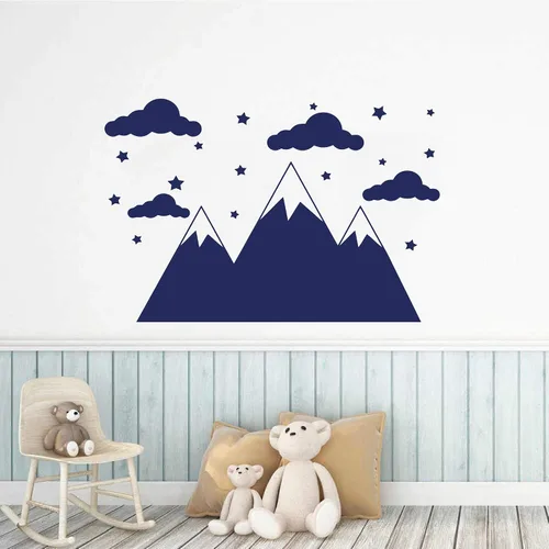 Vista 6 de Calcomanías de pared de campamento de verano, decoración de pared de bosque, para habitación de niños, diseño de guardería, 10