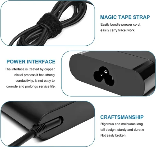 Vista 3 de Cargador de 150 W 7.7 A para HP ZBook Studio G3 G4 G5 G6 G7 G8,15 G3 G4 G5 G6, Power G7 G8, Fury 15 17 G7 G8, 15u G3,15v x360 G5 Estación de trabajo
