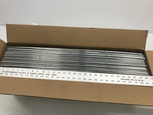 Vista 3 de Paquete de 50 letreros de 30 x 10 pulgadas para patio, uso con letreros corrugados de 0.157 in o 0.197 in, paquete de 50 estacas de alambre