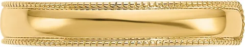 Vista 4 de Anillo de dedo ajustable de grano de molino de oro amarillo de 14 quilates - Jewelry By Sweet Pea, Metal