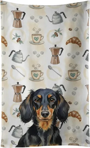 Vista 18 de Caroline's Treasures Afghan Hound - Toalla de cocina para barra de café, terciopelo frontal y lazo de algodón, lavable a máquina Sabueso afgano
