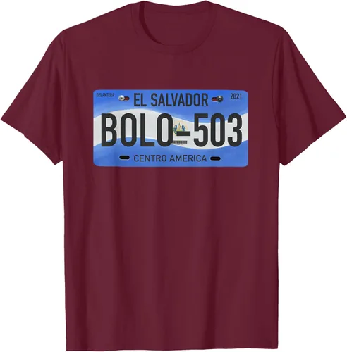 Vista 9 de Camiseta con frases típicas de El Salvador pupusas, Negro, S