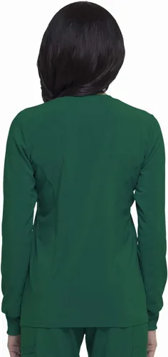 Vista 4 de Dickies Chaquetas quirúrgicas para mujer Chaqueta de calentamiento frontal con 2 bolsillos - DK305