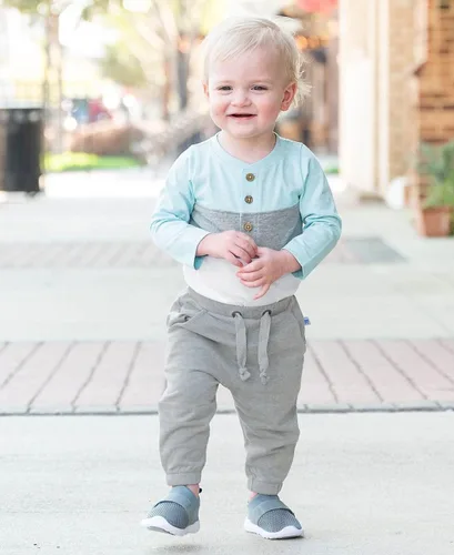 Vista 3 de RUGGEDBUTTS Pantalones deportivos con cordón para bebés y niños pequeños