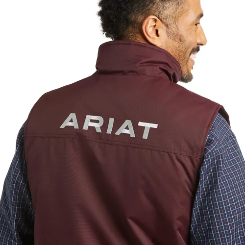 Vista 3 de ARIAT mens Mns Team Logo Ins Vest Malbec