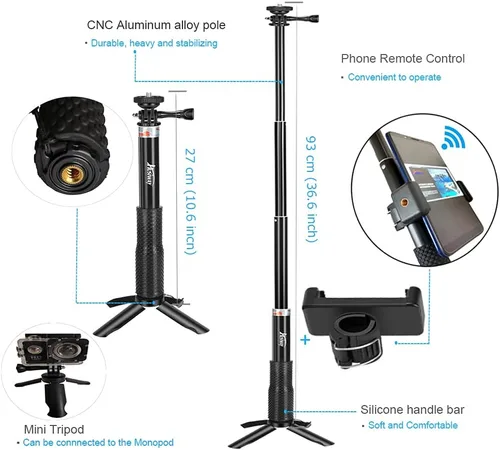 Vista 4 de Kit de accesorios para Gopro Hero 13 12 11 10 y 9 cubierta de batería negra para puerta, carcasa impermeable de silicona, protector de pantalla