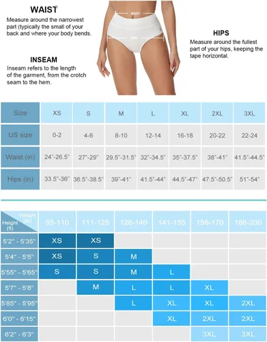 Vista 7 de BALEAF Parte inferior de bikini modesta de cintura alta para mujer, parte inferior de traje de baño de cobertura completa