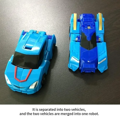 Vista 2 de Hola Carbot Colaboración Robot Evan Prime Transformación Robot Coche Juguete Coreano