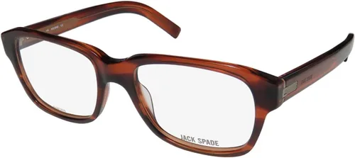 Vista 8 de Jack Spade Morris Mens/Womens Square Full-Rim Eyeglasses/Glasses Negro
