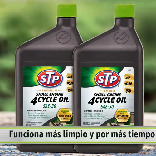 Vista 6 de STP Fórmula de Aceite Premium para Motor Pequeño de 4 Ciclos, Aceite SAE-30 para Motor Pequeño, Cuidado del Motor Reduce el Desgaste