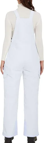 Vista 2 de GEMYSE Women's Insulated Waterproof Ski Bib Overalls Winter Snowboarding Pants