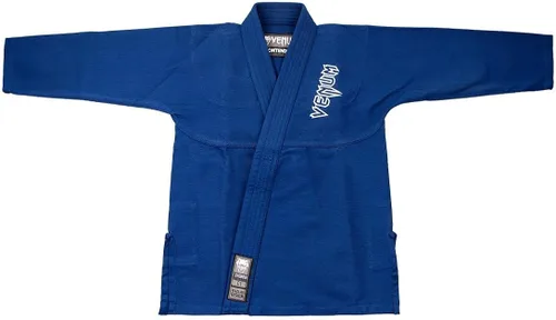 Vista 8 de Venum Contender BJJ Gi (cinturón blanco libre incluido) (para niños), azul - C00