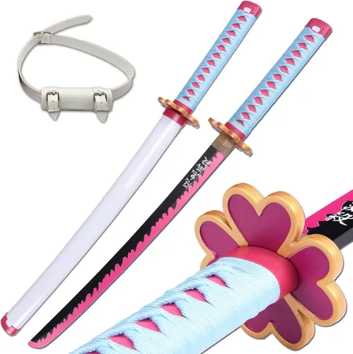 Vista 48 de ziqing Espada para cosplay de Demon Slayer hecha a mano, Katana de 31 pulgadas con múltiples estilos para elegir