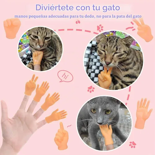 Vista 4 de Manos pequeñas, divertidas marionetas de dedo medio a granel, regalos de Manos de estilo mixto