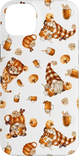 Vista 15 de Autumn Pumpkin Spice Motif for Thanksgiving Cute Fall Gnome Case for iPhone 17