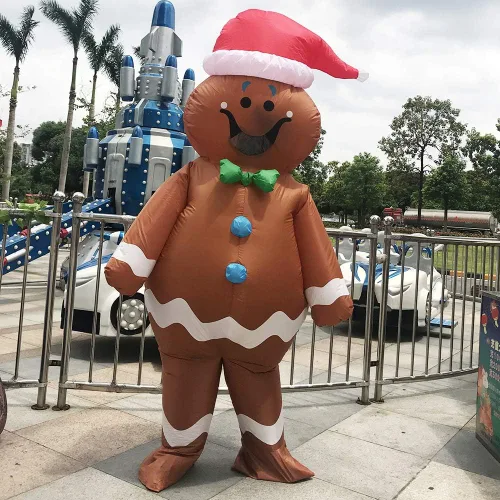 Vista 7 de Disfraz inflable para adultos, disfraz de fiesta para hombres y mujeres, decoración de Navidad, fiesta de Navidad, disfraz divertido de Halloween