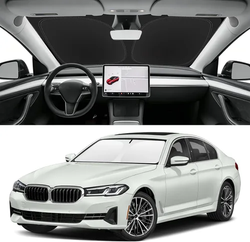 Vista 45 de Parasol plegable para parabrisas visor solar para ventana frontal accesorios de automóvil