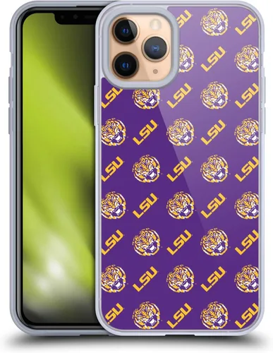 Vista 163 de Head Case Designs Funda de gel suave con licencia oficial de la Universidad Estatal de Louisiana LSU Camou compatible con Apple iPhone 7 Plus/iPhone