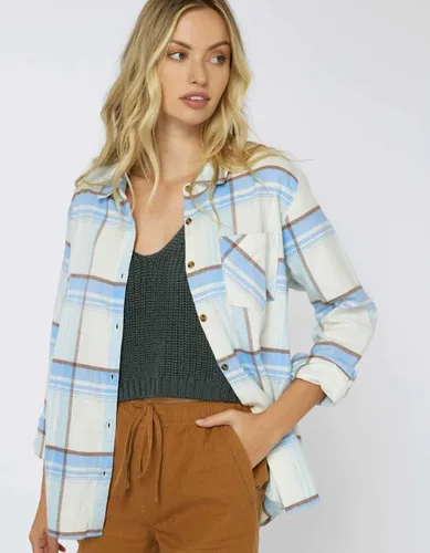 Vista 3 de O'NEILL Camiseta de manga larga Logan para mujer, hueso, L, Hueso Logan