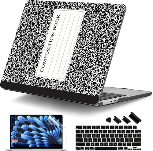 Vista 26 de DONGKE Funda compatible con M5 MacBook Air de 15 pulgadas 2026 2025-2023 A3448 A3241 A3114 A2941 M4 M3 M2 Pantalla de retina líquida Touch ID