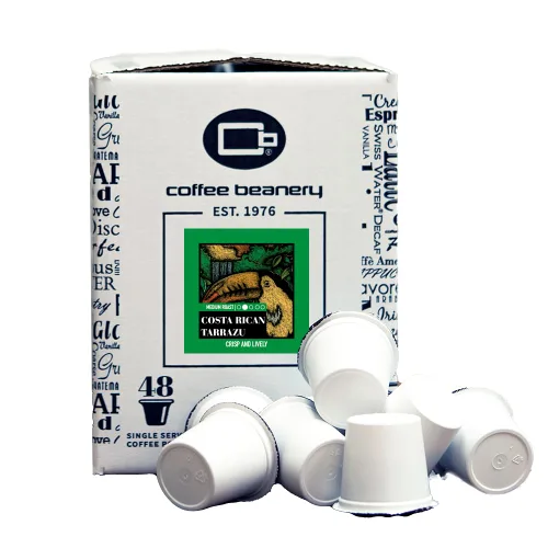 Vista 89 de Cápsulas de café de coco hawaiano de Coffee Beanery 48 unidades a granel, café Arbica tostado medio