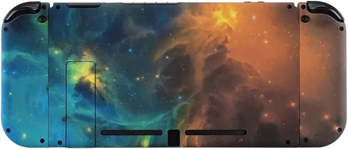 Vista 9 de eXtremeRate - Placa trasera para Nintendo Switch Console NS Joycon con carcasa de mando de mano con botones de juego completo carcasa de repuesto