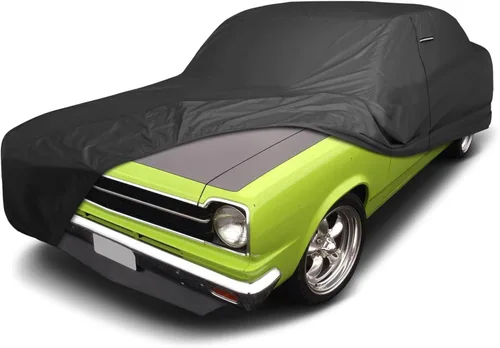Vista 26 de iCarCover Funda de automóvil personalizada de alta calidad para AMC Ambassador 1965-1973, resistente, impermeable, para todo tipo de clima, lluvia
