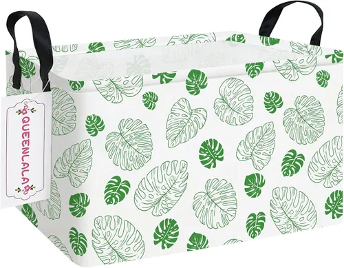 Vista 15 de QUEENLALA Cesta para la colada rectangular/Cesta para la ropa sucia plegable para habitación de niños, para organizar o almacenar, para juguetes