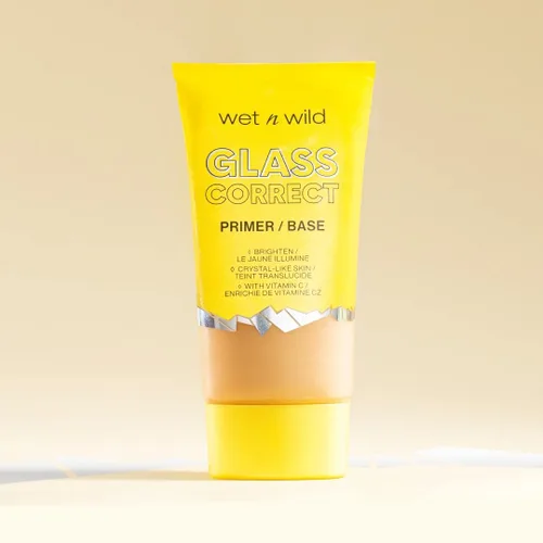 Vista 8 de wet n wild Prime Focus Glass Skin Correct Primer, acabado de cristal brillante, amarillo