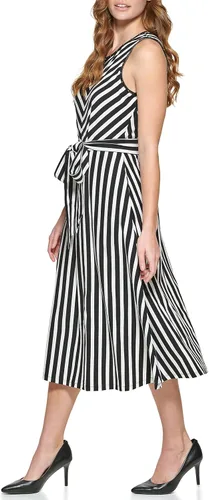 Vista 3 de Karl Lagerfeld Paris Vestido de tubo de crepé para mujer