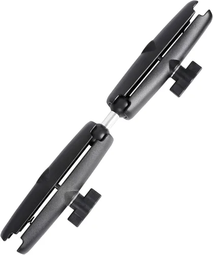 Vista 7 de Brazo de Extensión Doble con Enchufe Doble con Adaptador de Bola Doble de 1" Compatible con Montaje RAM Tamaño B y Otros Dispositivos Estándar
